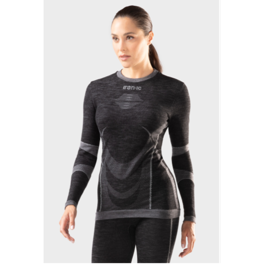 IRON-IC - T-SHIRT LS MERINO W